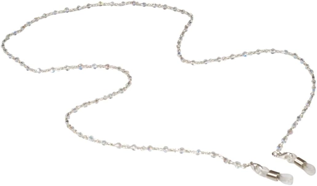 crystal eyeglass chain