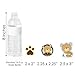 Big Dot of Happiness - Baby Boy Teddy Bear - Dessert Cupcake Toppers - Baby Shower Clear Treat Picks - Set of 24