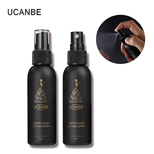 Fashionwu Long Lasting Women Portable Makeup Setting Spray Refreshing Moisturizing Matte Foundation Fixer for Finishing Setting 50ml