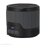 Scosche BTBTLMGY Mini Rugged Weatherproof Wireless Bluetooth Portable Speaker, Grey