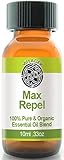 Mosquito Repellent Max Repel, Natural Blend of Essential Oils 10ml