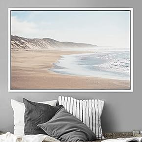 signwin Framed Canvas Wall Art Coastal Freedom Aerial...