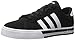 adidas Men's Daily Team Fashion Sneakers, Black/White/Black, (9 M US)
