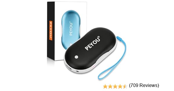 PEYOU Calentador de Manos USB Recargable, 7800mAh/5200mAh [ con ...