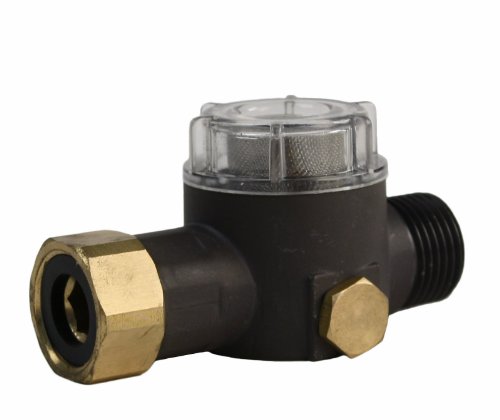 Erie Tools Aluminum Water Inlet Filter with Stainless Steel Screen for Pressure Washer Pump