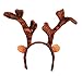 3 Reindeer Pack Deluxe Plush Christmas Reindeer Antlers (Feels Real to The Touch) by Bottles N Bags
