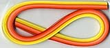 Paper Quilling Strips - Yellow & Orange Assorted - 1/8 inches - 100 pieces