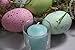 Enlightened Ambience Votive Candles Scented Fresh Blue Water in Blue, Long-Burning, Bulk Set of 24