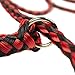 Downtown Pet Supply Braided Poly Slip Lead Dog Leash, 12 Pack, 5' Long - Universal Dog Slip Leash with Metal O Ring - Durable Dog Slip Lead for Groomers, Shelters, Rescues, Vets, or Doggy Daycares