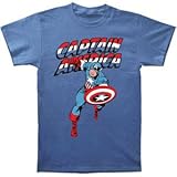 Captain America - Red White & Blue - Men's Iris S/S T-Shirt