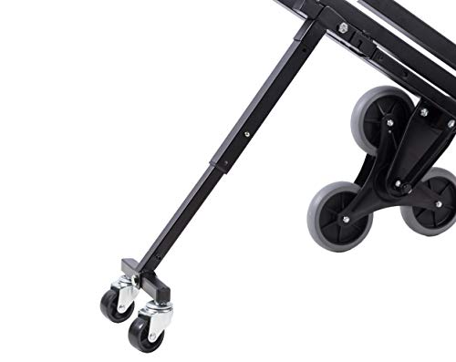 SHZOND Stair Climber Cart 330 LBS Weight Capacity Foldable Stair Climbing Cart with Assistant Wheels and 2 Spare Wheels - Thumbnail 4