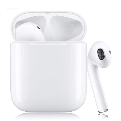 True Wireless Stereo Earbuds Bluetooth Headset in-Ear Earbuds Sports Headset,2019 Latest Intelligent Noise Reduction Pop-ups Auto Pairing with
