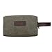 S-ZONE Canvas Travel Toiletry Bag Shaving Dopp Kit Cosmetic Makeup Bag