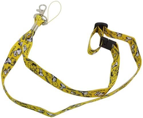 Amazon スヌーピー ネックストラップ ネックピース イエロー ピーナッツ おもちゃ おもちゃ