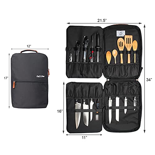 Chef Knife Bag Premium Knife Case Waterproof Material Chefs Case