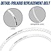 GORNORVA 2 PCS Polaris Belt Replacement kit,Polaris 9-100-1017 Belt Kit,Small and Large Belt for Polaris 360 380,Polaris Pool Cleaner Parts
