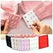 KLOUD City 22 pcs Assorted Colors Women 3-Hook 3 Rows Spacing Bra Extender Strap