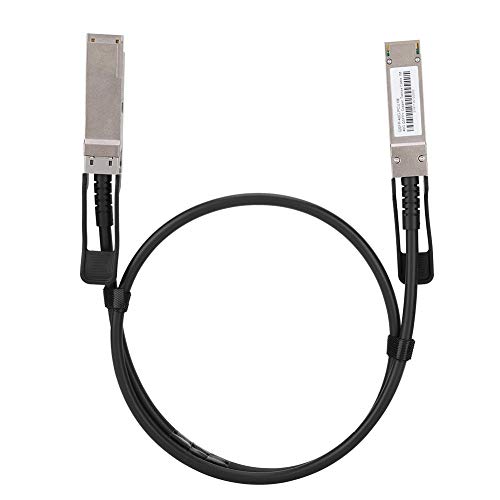 Mugast QSFP-40G-CU1M SFF-8436 Cable,3.3FT 4 Channels 10Gbps High Speed Transmission Copper Data Cable for VR, Data Center, Server, High-Speed Network Card, RAID Disk Array, etc