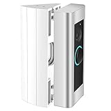 CAVN Compatible Ring Video Doorbell Pro Angle Mount (Can Create 15/30 / 45 Degree), Replacement Adjustment Mounting Plate Bracket Wedge Corner Kit with Screwdriver and Screws (Style 2/White)