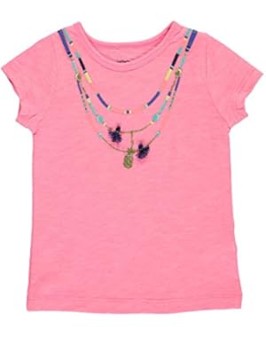 Baby Girls' Graphic Necklace Tee