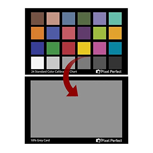 Pixel Perfect Camera Color Correction Card (Set of 2) 4" x 6" for