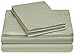 Amazon Brand – Pinzon 400-Thread-Count Hemstitch Egyptian Cotton Sheet Set - King, Sage