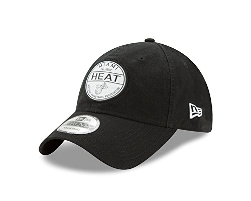NBA Miami Heat Adult Core Standard 9TWENTY Adjustable Cap, One Size, Black