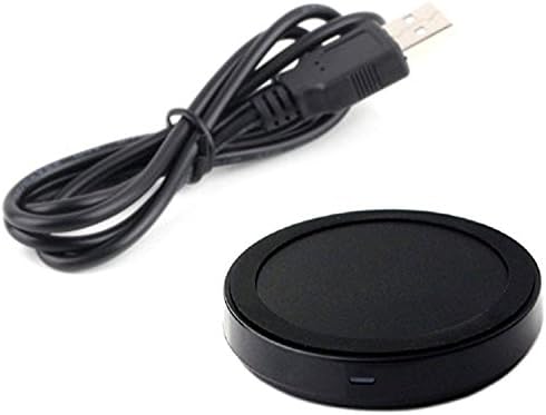Cellstarr Qi Wireless Induction Charger Pad for LG LTE 2/DIL, Galaxy S6/S7/Note 5, Nexus 6/5/7(2013)/4, Nokia Lumia 1520/1020/920, HTC Droid DNA/Rzound, Blackberry Z30, all Qi-Enabled Phones-Blk-Blk