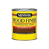 Minwax 70007444 Wood Finish Penetrating  Stain, quart, Red Mahogany