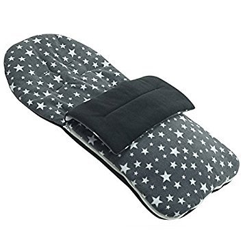 Fleece Footmuff Compatible with Uppababy Mesa Vista Cruz G-Luxe Lite - Grey Star