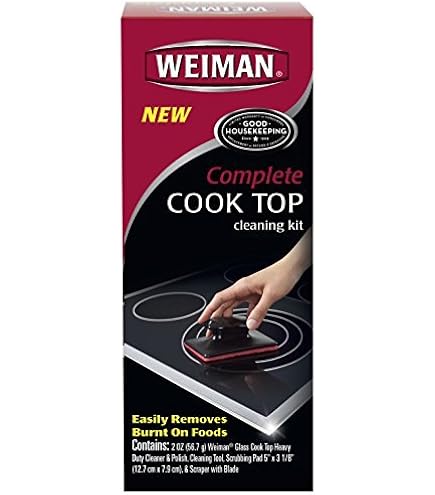 Weiman 00098 Glass Cook Top Cleaning Kit – Made In USA – Free Shipping