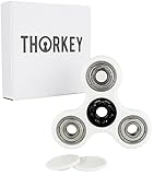 ThorKey Fidget Spinner EDC Toy - Premium Quality - Ultra High Speed Ceramic Bearings - Trispinner Stress relief Toy - Smooth 1-2 Minute Finger Spins