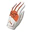 PUMA Golf Boy's Script Junior Glove, White/Vibrant Orange, Medium, Left Hand