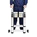Finether 12.5 FT Aluminum Telescopic Extension Ladder, Portable Heavy Duty Multi-Purpose Aluminum Folding Telescoping Ladder,330 Pound Capacity