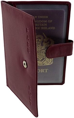Mens Ladies Leather Passport Holder Document Travel Wallet by Golunski