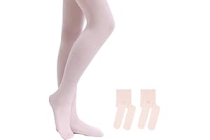 صورة المنتج: Stelle Girls' Ultra Soft Pro Dance Tight/Ballet Footed Tight (Toddler/Little Kid/Big Kid)