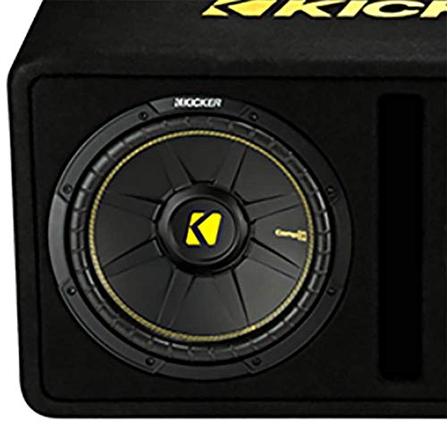 Kicker 44DCWC102 CompC Dual 10 Inch 1200 Watt Single 2 Ohm Terminal