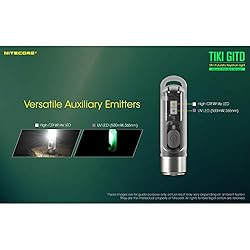 Nitecore Tiki GITD Green Keychain Flashlight with