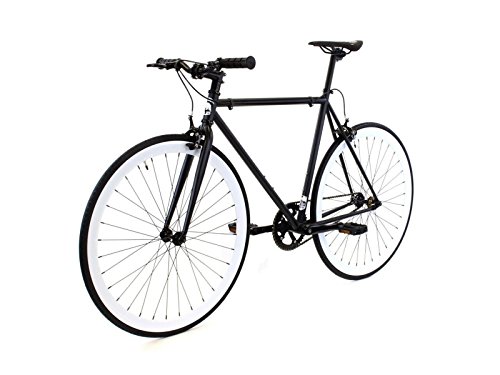 Golden Cycles Single Speed Fixed Gear Bike with Front & Rear Brakes