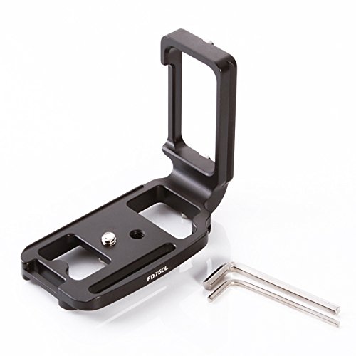 Quick Release L Plate Bracket for Nikon D750 D7500 Camera Arca Swiss Sunwayfoto Tripod