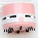 Ogrmar Portable Cordless Mini Desktop Vacuum Desk Dust Cleaner/Dust Sweeper for Home Office Keyboard (Pink)