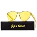JOJO'S SECRET Oversized Square Sunglasses Metal Frame Flat Top Sunglasses JS009 (Gold/Transparent Red+Gold/Pink, 2.48)