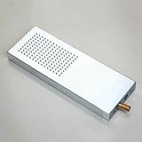 Bestyunyu Luxury Solid Brass Chrome Polish Rainfall Shower Head Bathroom Shower Faucet