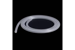 Feelers 3mm ID x 5mm OD High-Strength Silicone Tubing Thick Food Grade High Temp Pure Silicon Tube High Temp Home Brewing Winemaking Silicone Hose Tubing, 3.3ft Length