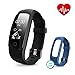 Runme Fitness Tracker with Heart Rate Monitor, Activity Tracker Smart Watch with Sleep Monitor, IP67 Water Resistant Walking Pedometer with Call/SMS Remind for iOS/Android