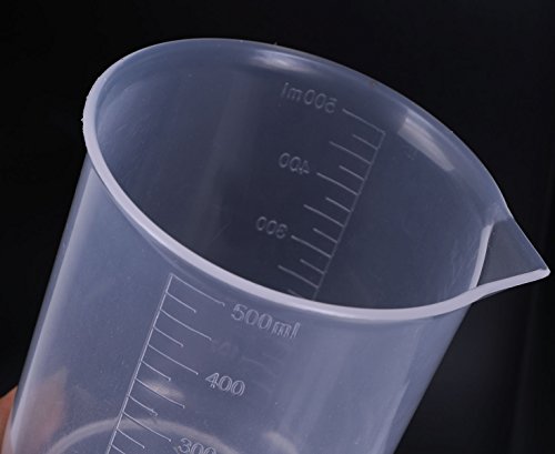 image for Shapenty 5 Sizes 50ml / 100ml /250ml /500ml /1000ml Capacity Clear Pla
