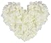 Simplicity Separated Rose Petals Bulk 1000 Pieces Sweet Love Rose Petals Flower Girl Petals Ivory Silk Petals Fake Rose Petals for Romantic Night Party Home Décor