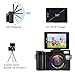 Digital Camera with WiFi 24MP 2.7K HD Video Camcorder 3.0 Inch Flip Screen Vlogging Camera with Flashlight and 2 Batteries (Not Include MicroSD/TF Card)