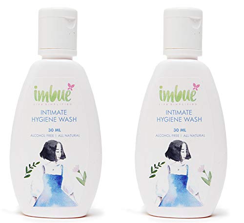 Imbue Natural Intimate Wash For Women (Mini) | Ayurvedic | Fights infection, irritation, itchiness, odour | 30 ML | Pack of 2