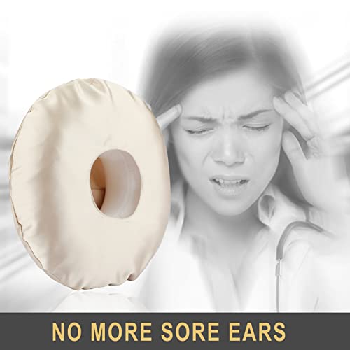 Removable Ear Piercing Pillows with Hole for Side Sleeper Ear Pain